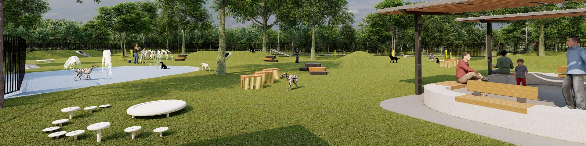 Zuccoli dog park render