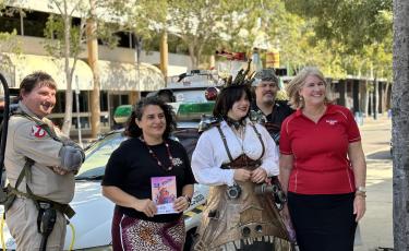 Palmerston Youth Festival 2024 Launch with Mayor, Chief Minister, Cosplay (Elorah) annd Ghostbusters
