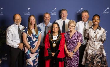 Image of 11th Council members with Mayor located front and centre