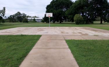 Marlow Lagoon Basketball half court