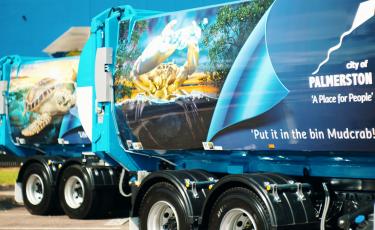 New waste truck