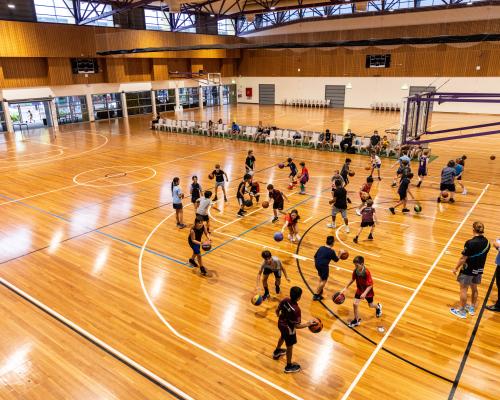 Image: Basketball at Rec Centre