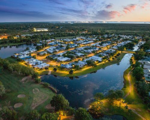 Durack Lakes Drone Shot