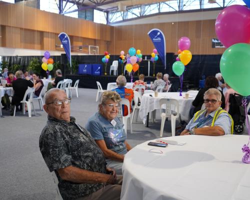 Image: group of seniors at a table