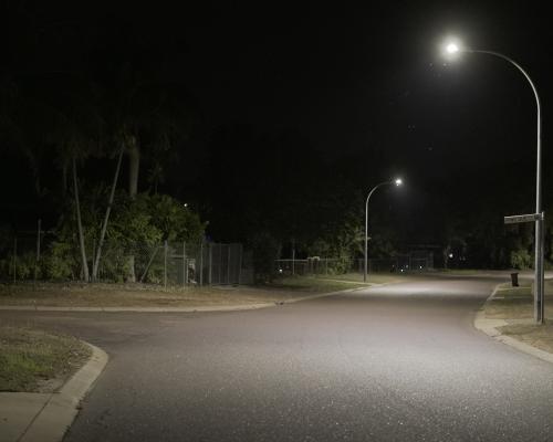 Street with street light 