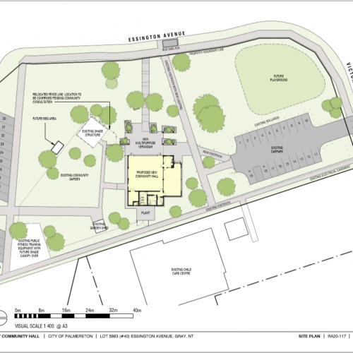 Gray Community Hall - Site Plan