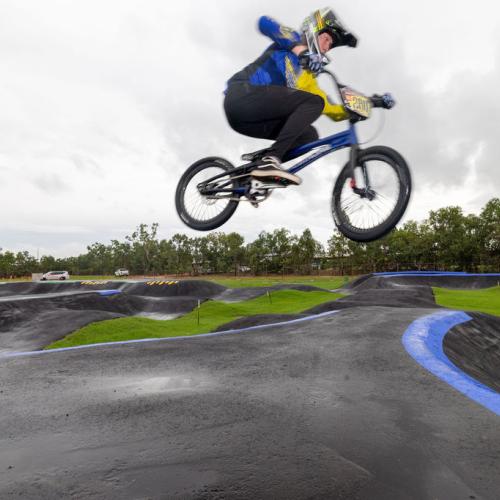 Zuccoli Pump Track - bike jump