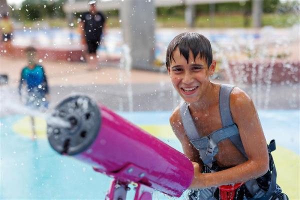 Image: Boy at adventure playzone SWELL