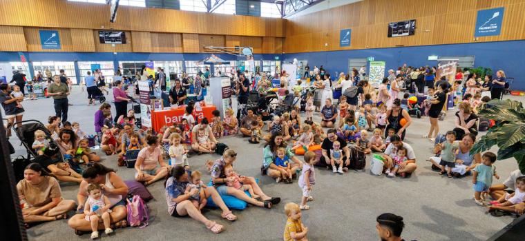 Families and children enjoying Storytime during Children's week 2025